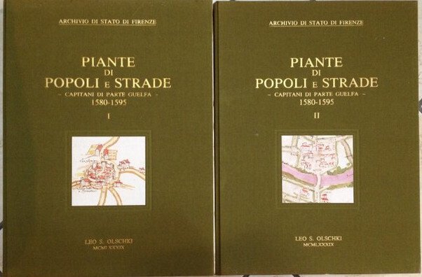 Piante di popoli e strade. Capitani di parte guelfa (1580-1595). …