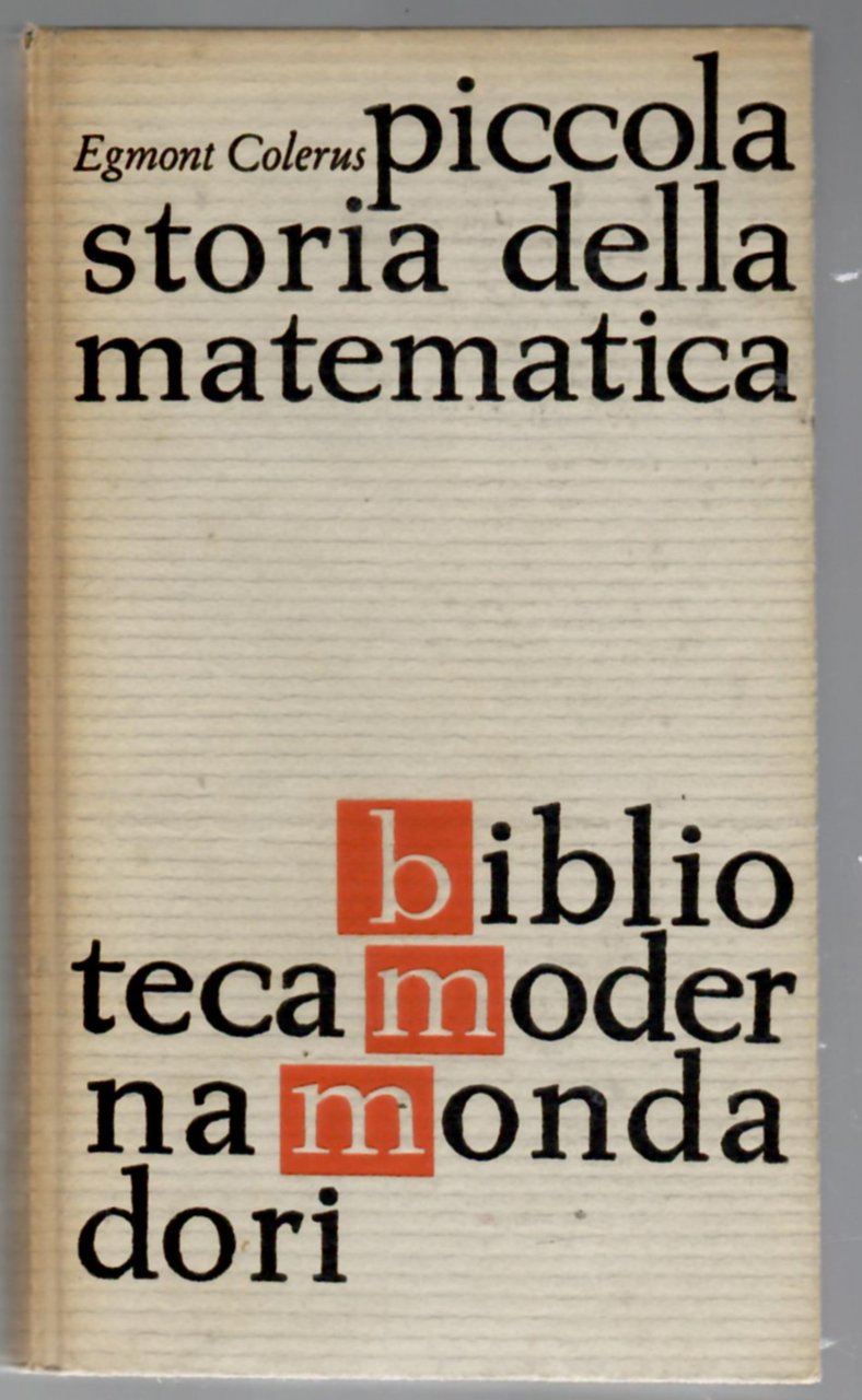 Piccola Storia della Matematica da Pitagora a Hilbert