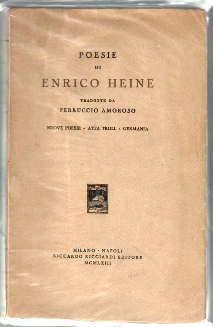 Poesie - Nuove Poesie Atta Troll Germania | Immagine principale