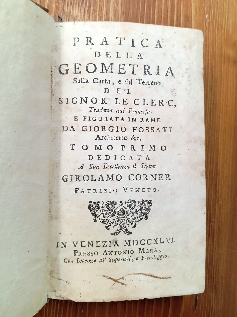 Pratica della geometria sulla carta, e sul terreno del signor … | Immagine principale