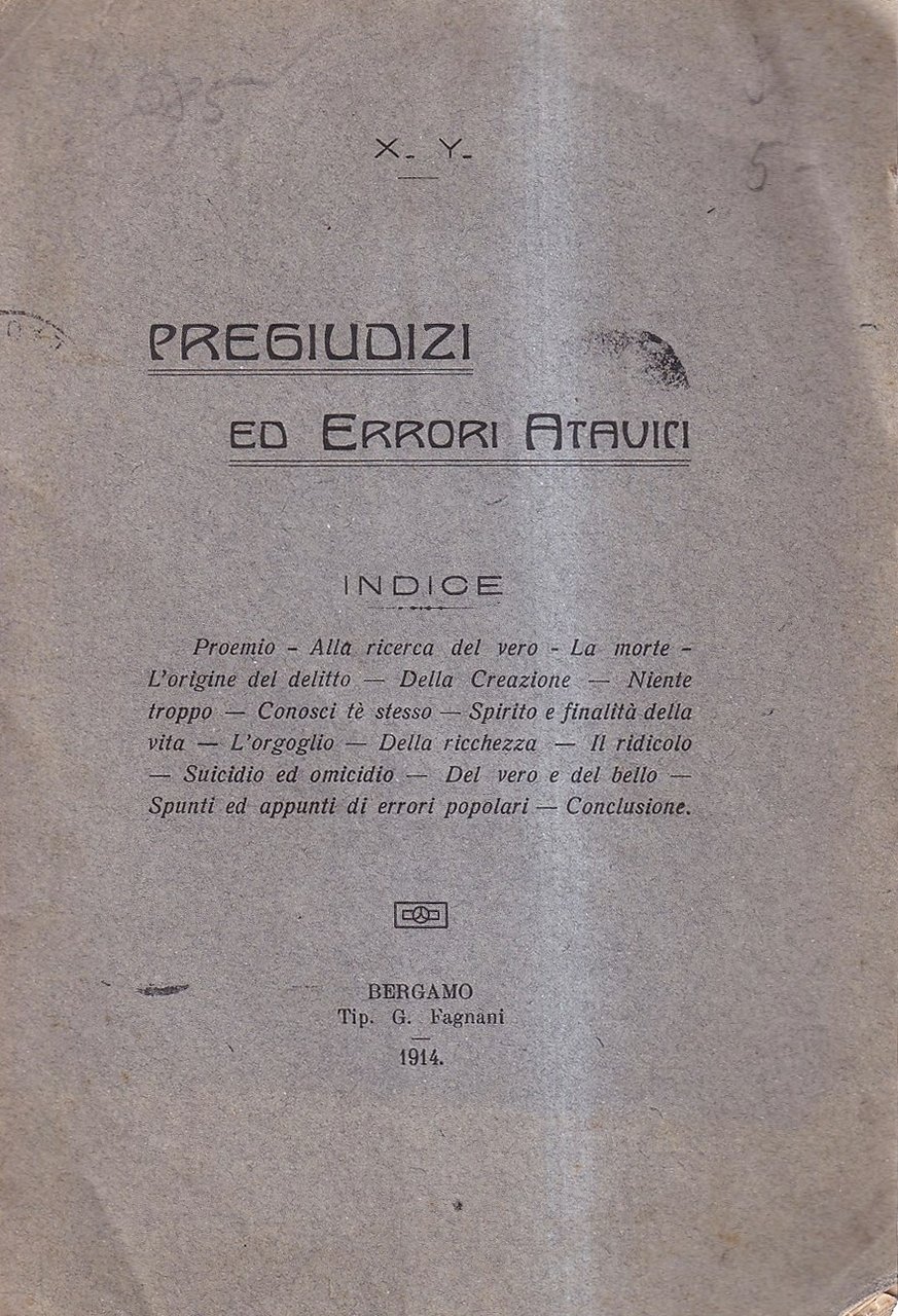 Pregiudizi ed errori atavici | Immagine principale