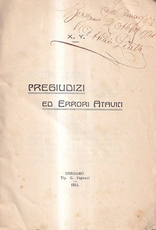 Pregiudizi ed errori atavici | Immagine Gallery 2