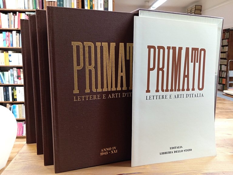 PRIMATO. Lettere e arti d'Italia - Collezione completa: 1940-1941-1942-1943 (ristampa …