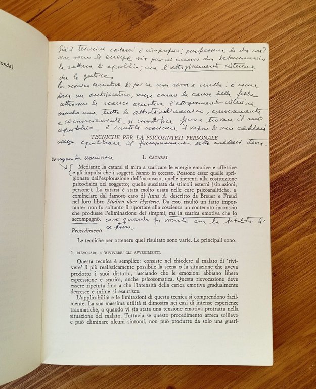 Principi e metodi della psicosintesi terapeutica