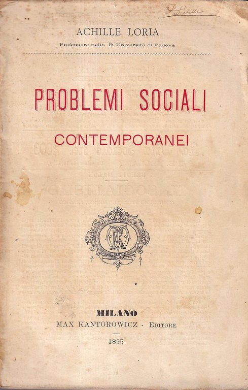 Problemi sociali contemporanei. Lezioni pubbliche tenute all'Università di Padova, gennaio-maggio … | Immagine Gallery 2