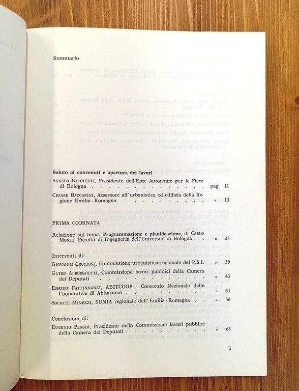 Programmazione e pianificazione per il rilancio produttivo dell'edilizia e per …