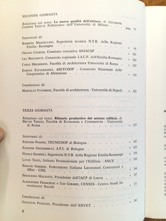 Programmazione e pianificazione per il rilancio produttivo dell'edilizia e per …