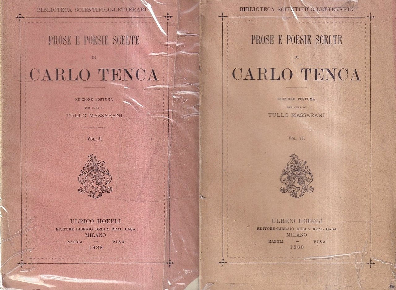 Prose e poesie scelte di Carlo Tenca - Vol. I …