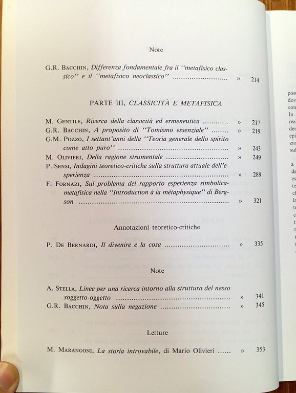 Questioni di filosofia teoretica. Metafisica, logica, fenomenologia