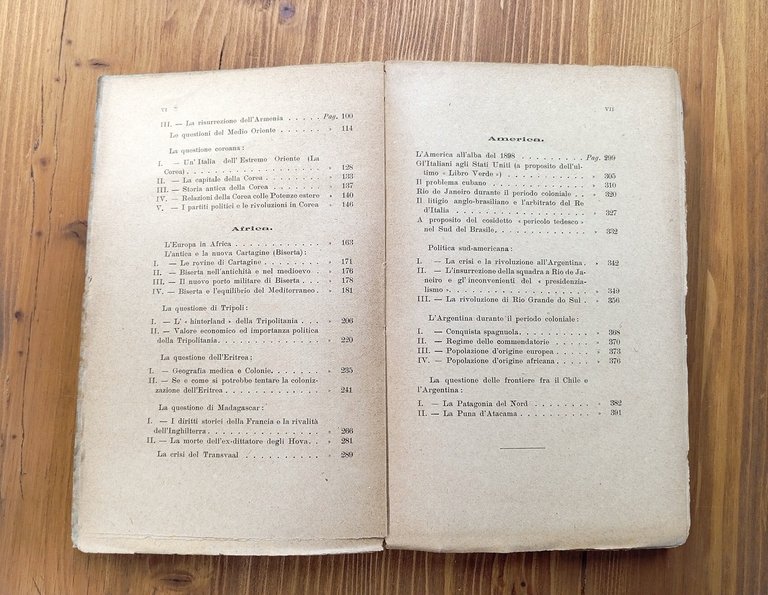 Questioni diplomatiche e coloniali. 1896 - 1906