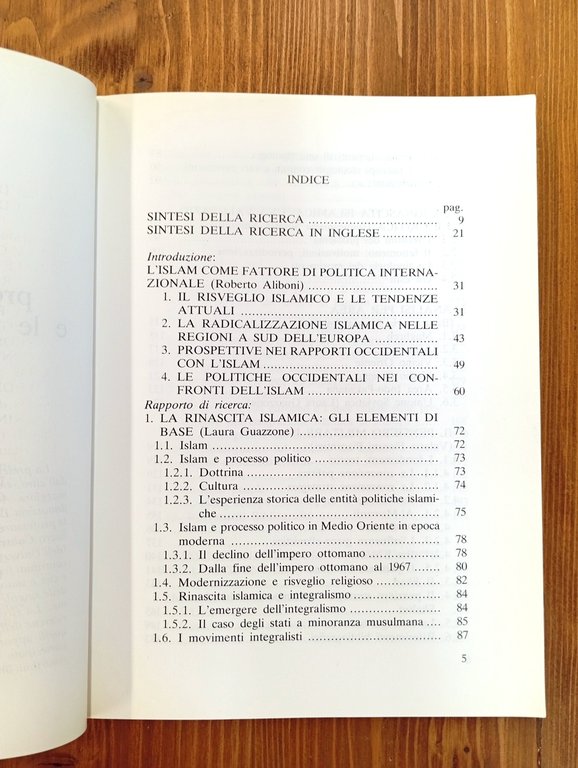 Rapporto di ricerca su ISLAM: problemi e prospettive e le …
