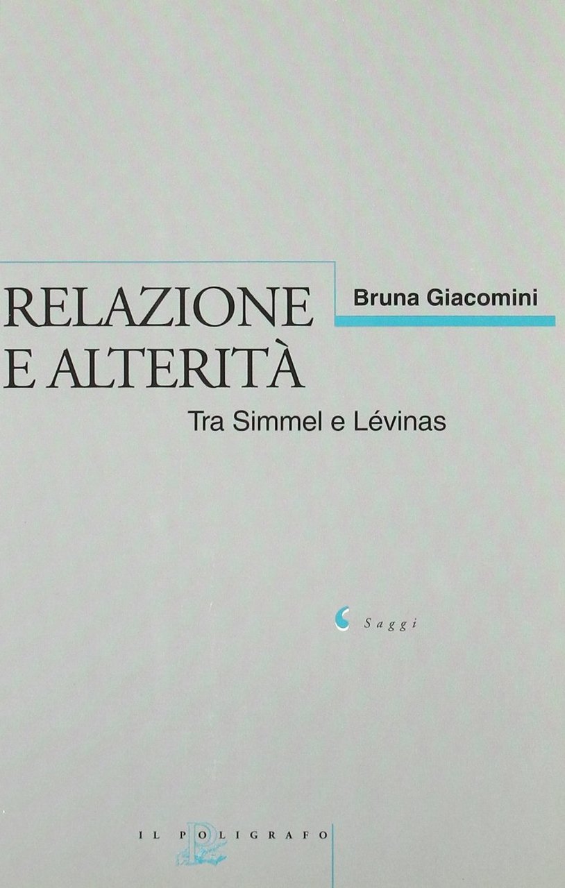 Relazione e alterità. Tra Simmel e Lévinas