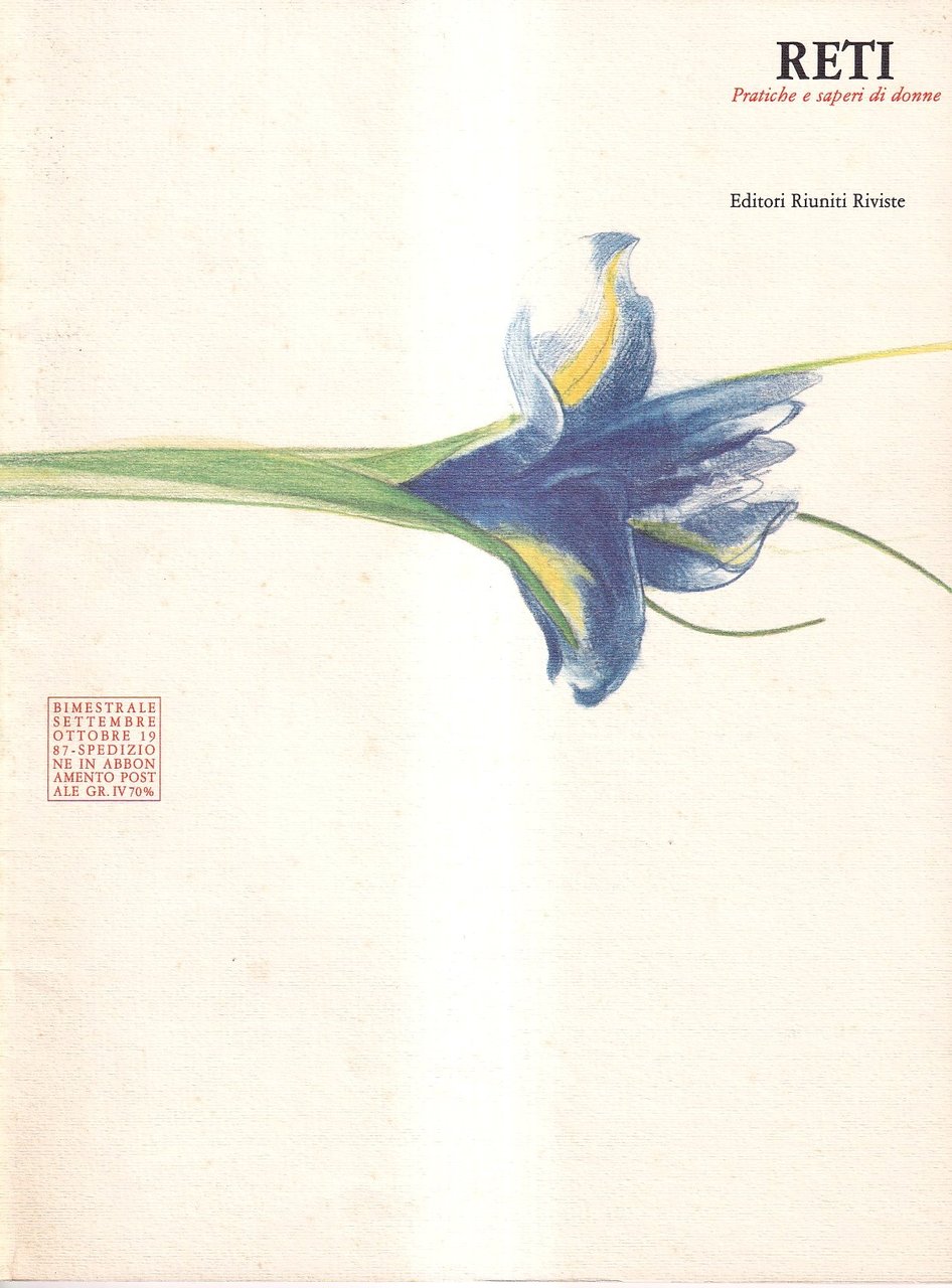 RETI. Pratiche e saperi di donne - settembre - ottobre … | Immagine principale