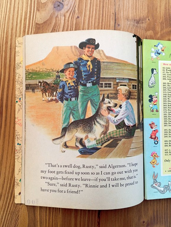 Rin Tin Tin and Rusty