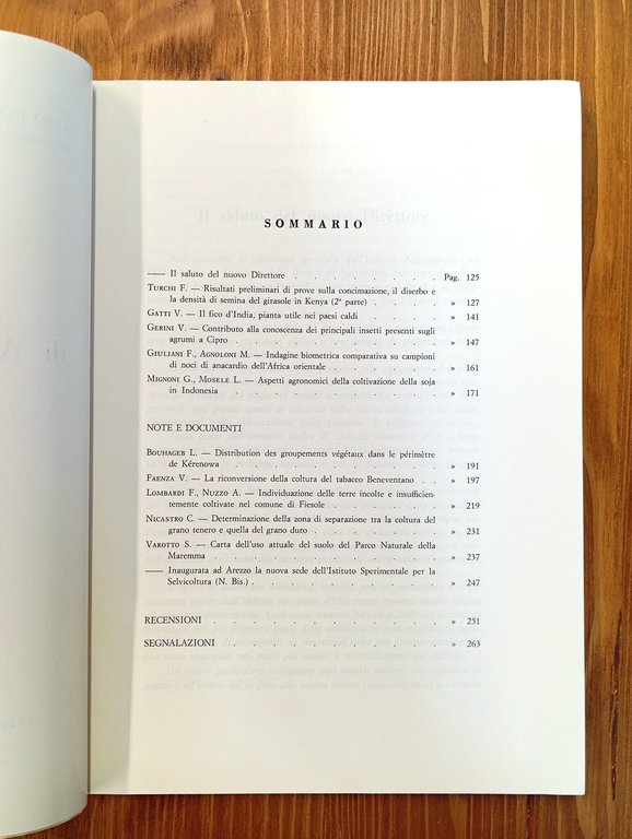 Rivista di agricoltura subtropicale e tropicale - anno LXXI, n. …
