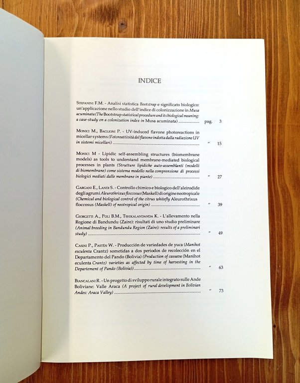 Rivista di agricoltura subtropicale e tropicale - anno LXXXVII, n. …