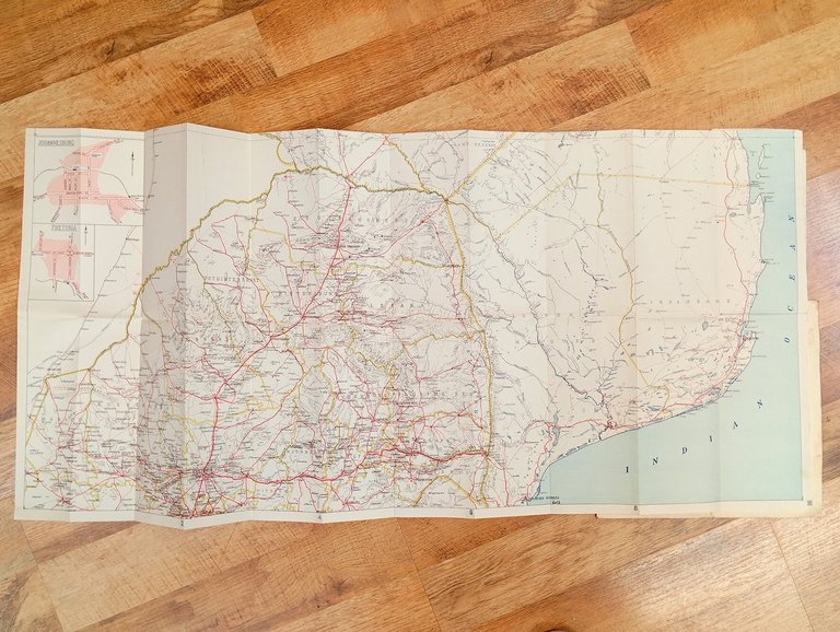 Road Map of Southern Africa. Section 3