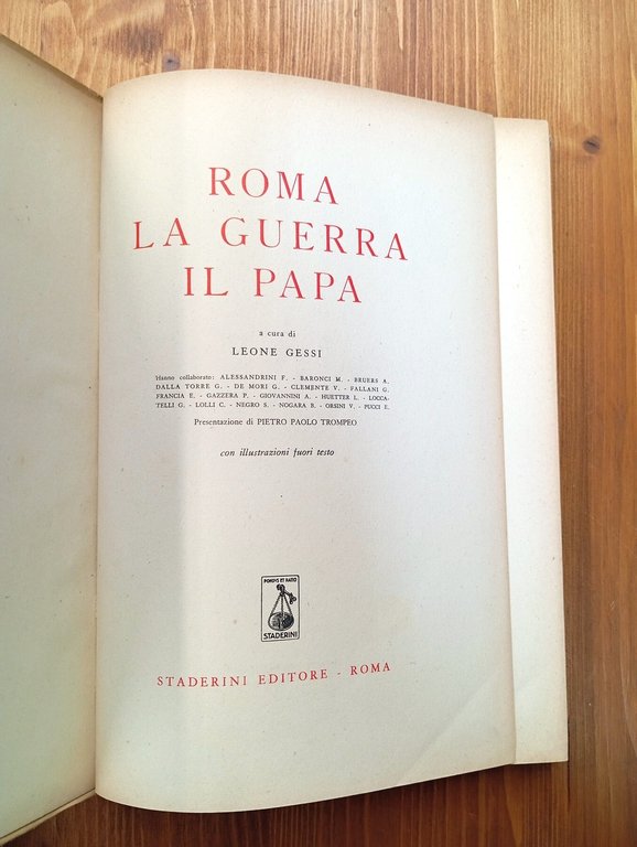 Roma, la guerra, il papa