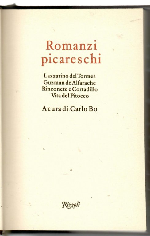 Romanzi picareschi