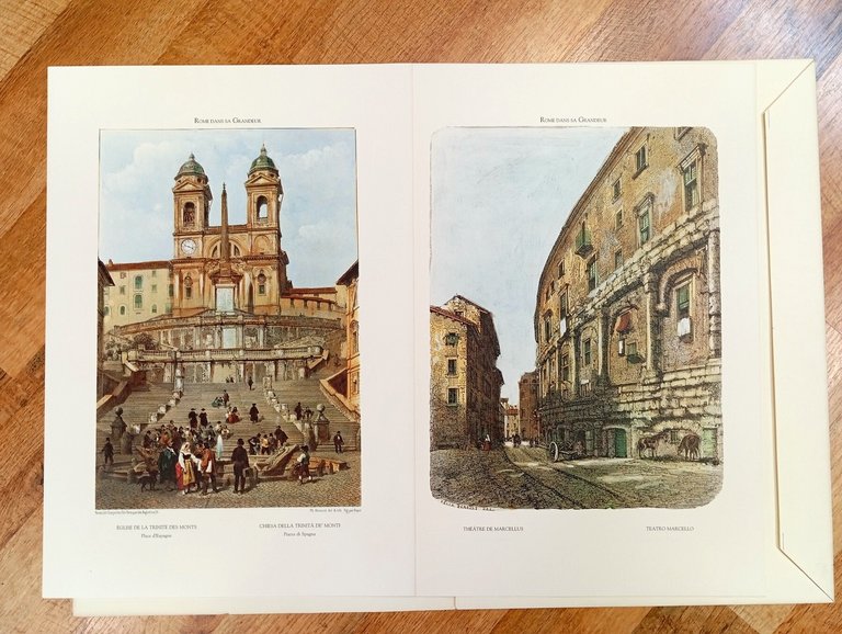 Rome dans sa Grandeur. 6 litografie di Félix Benoist