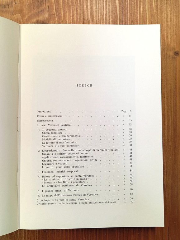 S. Veronica Giuliani. Esperienza e dottrina mistica