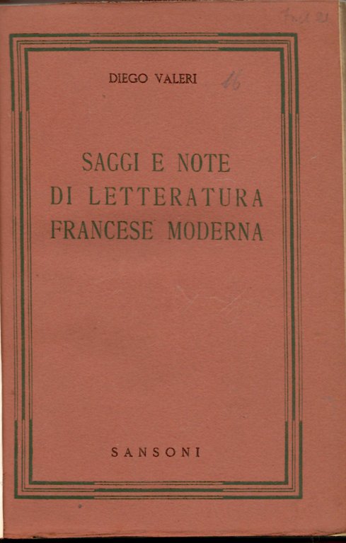 saggi e note di letteratura francese Moderna | Immagine Gallery 2