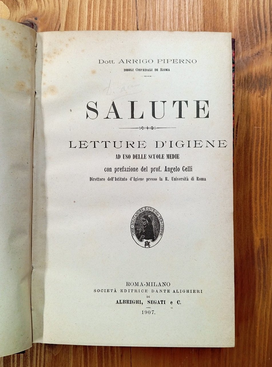 Salute. Letture d'igiene ad uso delle scuole medie