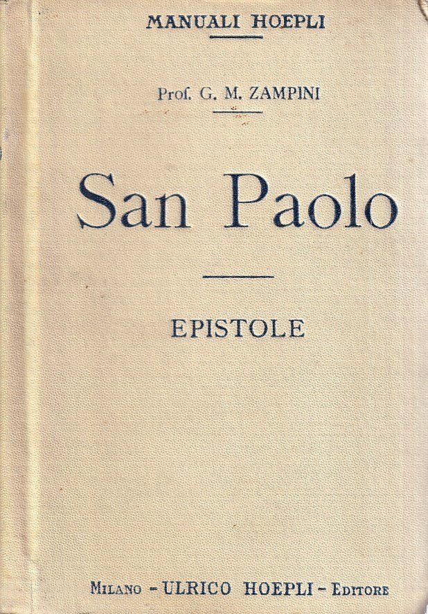 San Paolo. Epistole