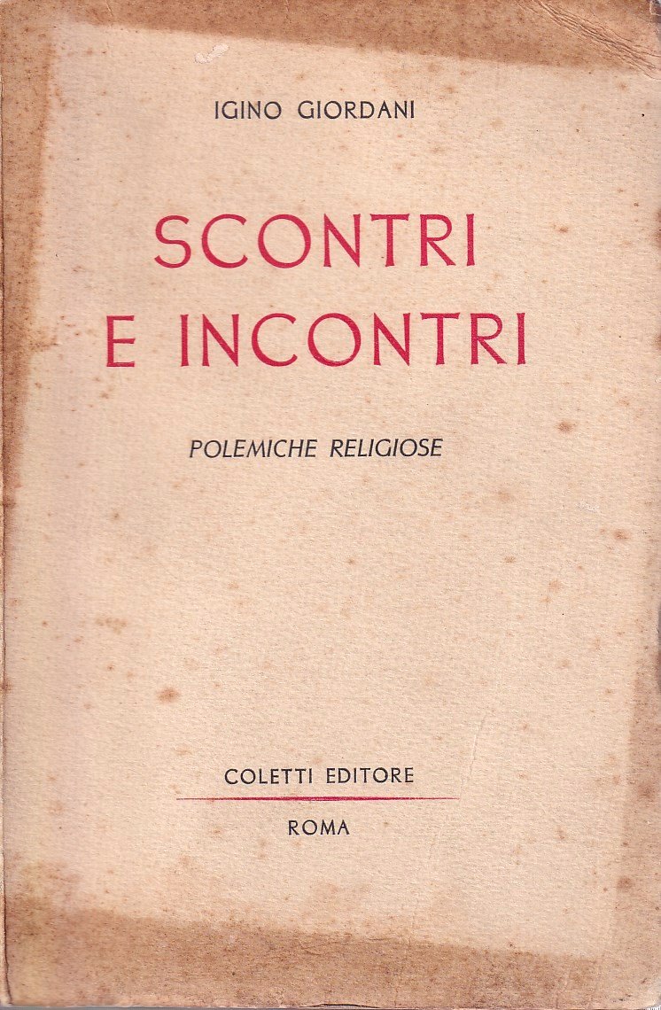 Scontri e incontri. Polemiche religiose | Immagine principale
