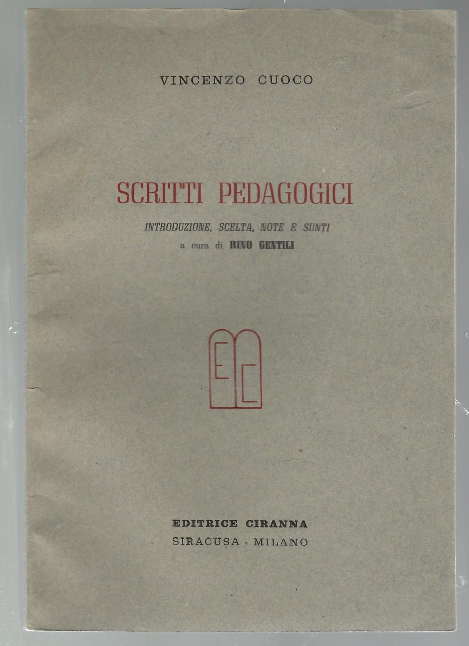 Scritti pedagogici