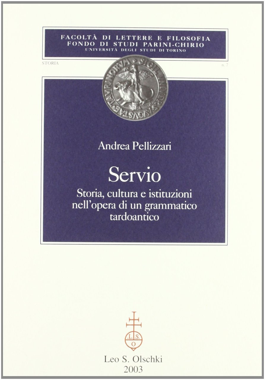 Servio. Storia, cultura e istituzioni nell'opera di un grammatico tardoantico | Immagine principale