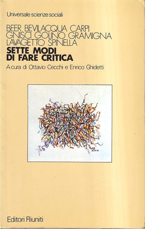 Sette Modi Di Fare Critica | Immagine Gallery 2