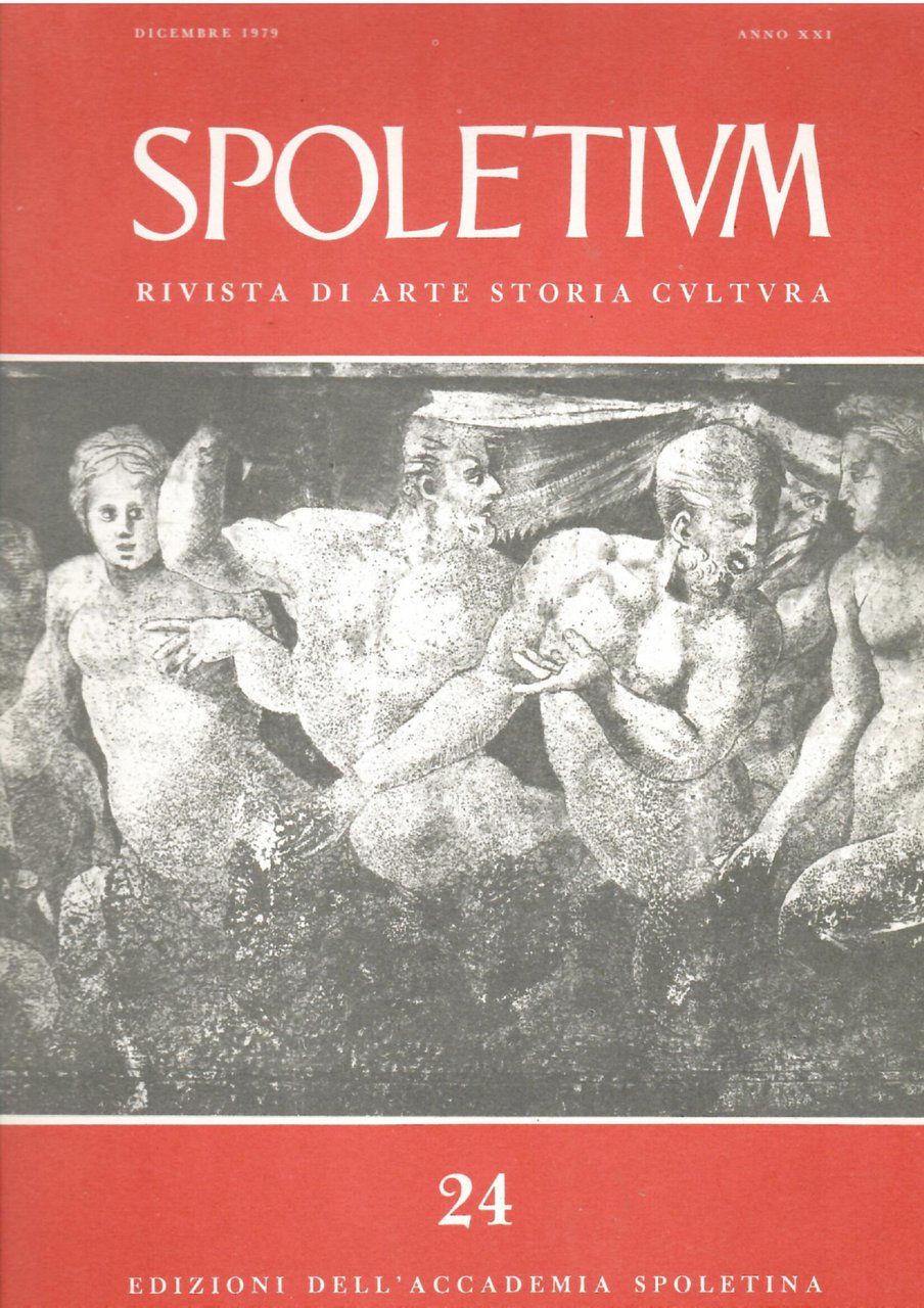 Spoletium. Rivista di Arte Storia Cultura. Anno XXI, n^ 24, … | Immagine principale