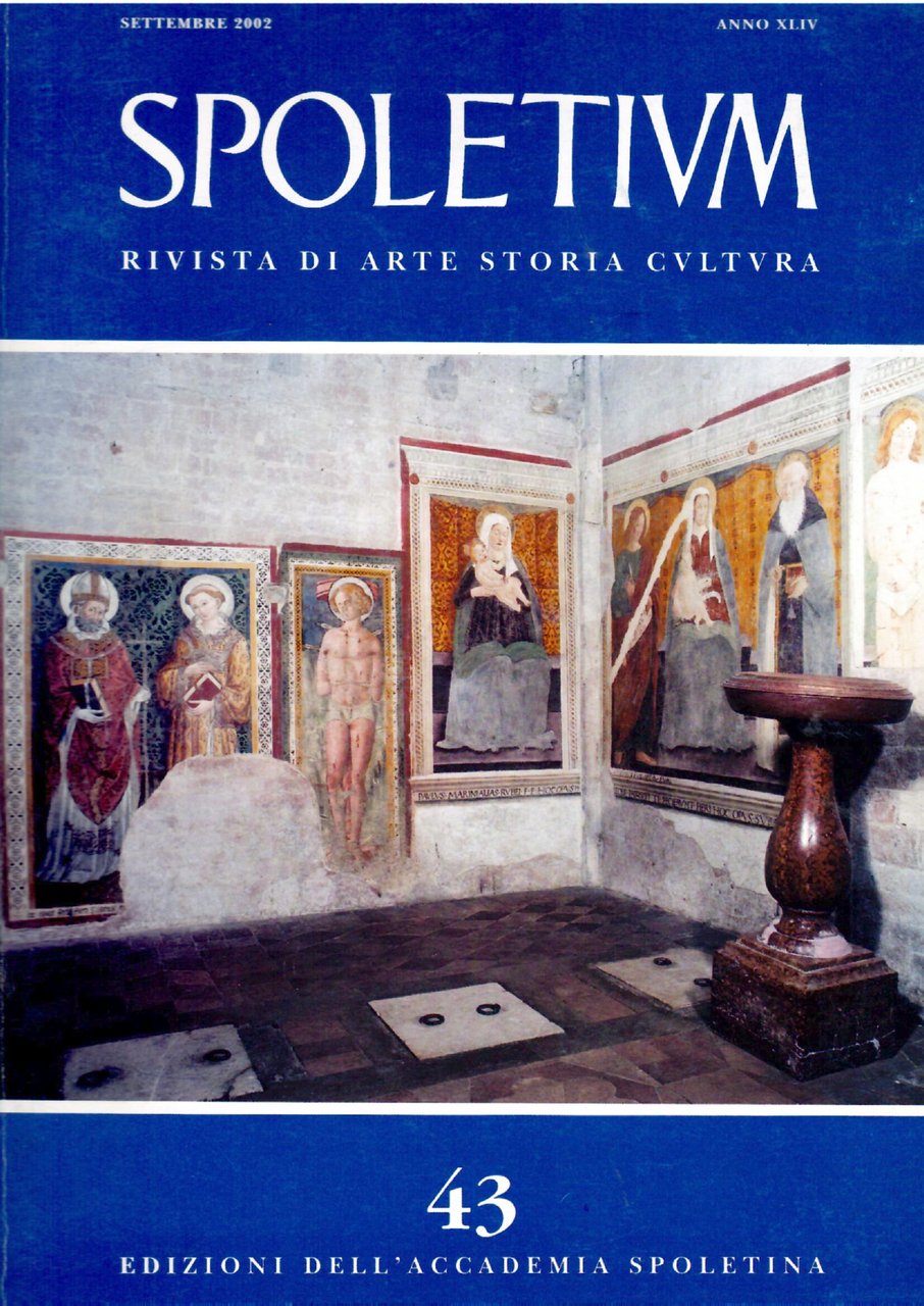 Spoletium, Rivista di Arte Storia Cultura. Settembre 2002 - Anno … | Immagine principale
