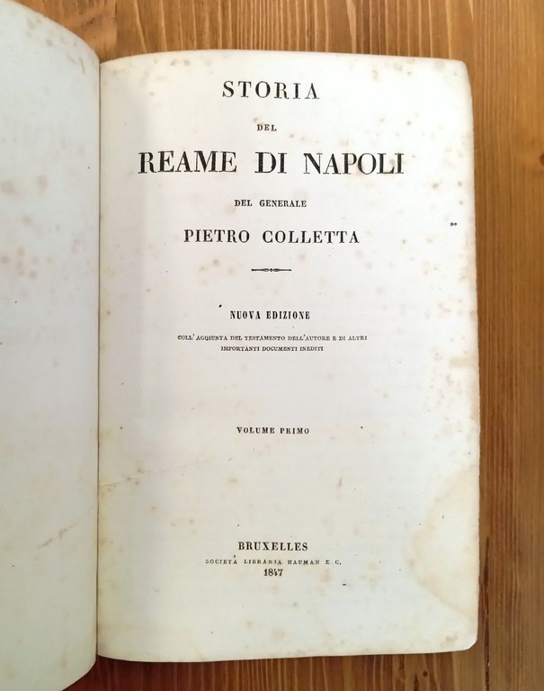 Storia del Reame di Napoli - Vol. I e II … | Immagine Gallery 3
