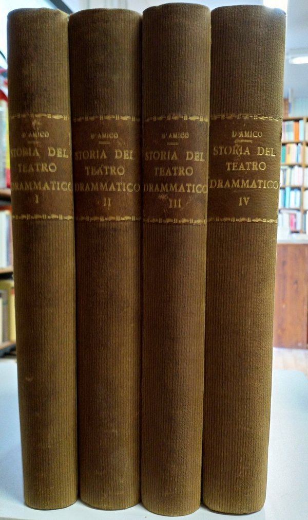Storia Del Teatro Drammatico. Vol. I^, II^, III^, IV^ | Immagine principale