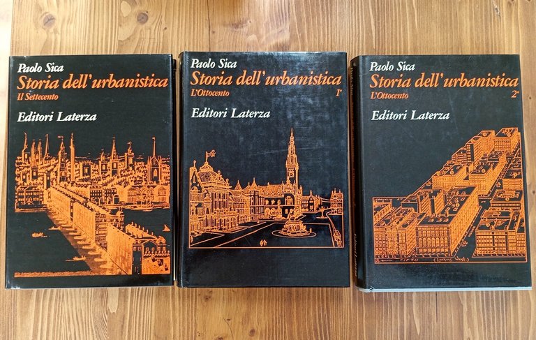 Storia dell'urbanistica. Dal Settecento al Novecento (5 volumi in cofanetto)