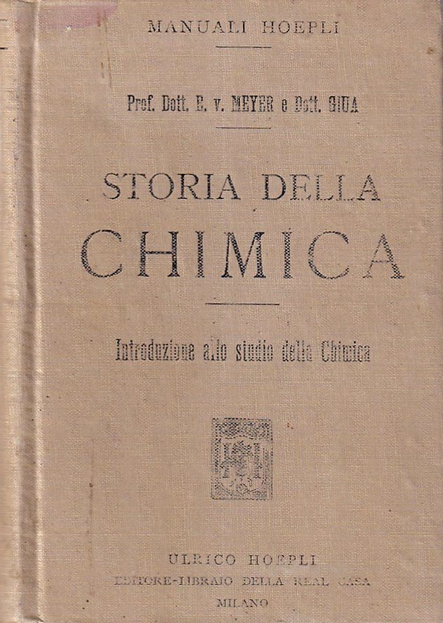 Storia della chimica dai tempi più remoti all'epoca moderna. Introduzione …