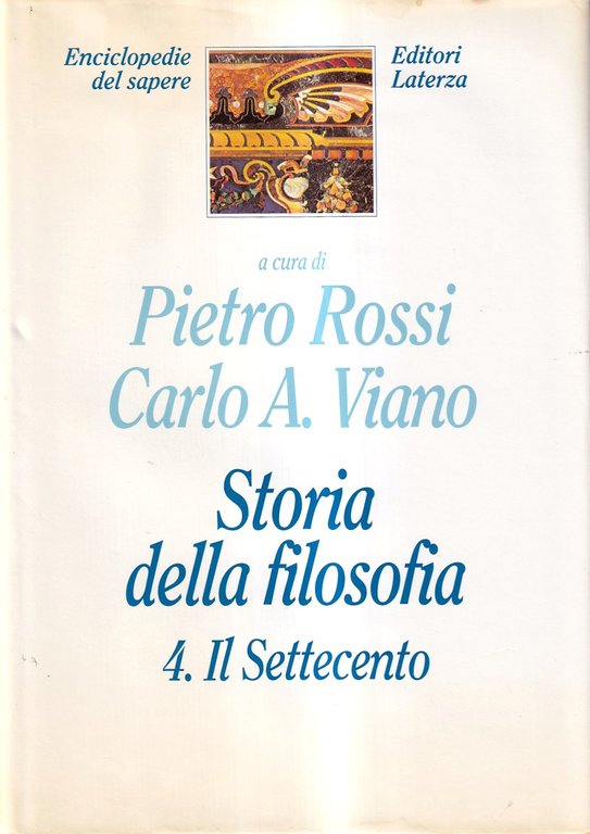 Storia della Filosofia 4. Il Settecento
