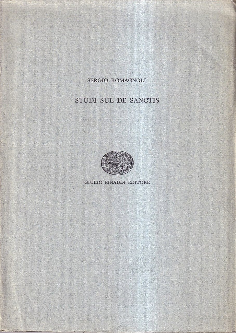 Studi sul De Sanctis