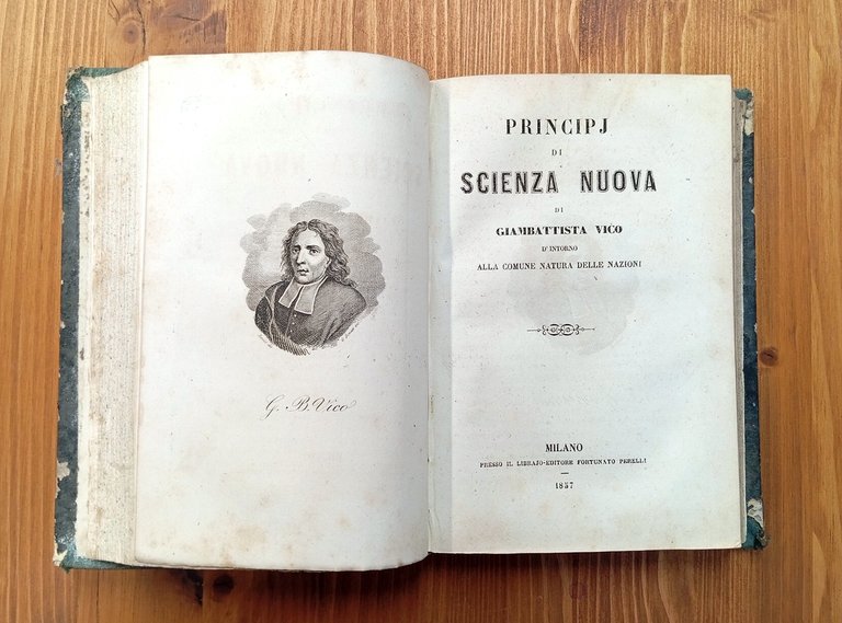 Terenzio Mamiani: "D'un nuovo diritto europeo" / Giambattista Vico: "Principj …