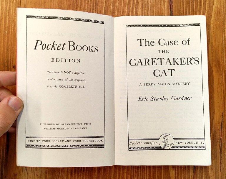 The Case of the Caretaker's Cat. A Perry Mason Mistery
