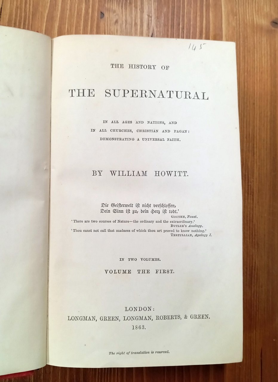 The History of the Supernatural - in all ages and … | Immagine principale