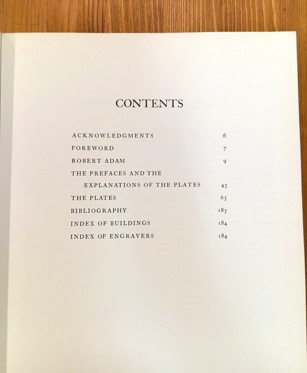 The works in architecture of Robert and James Adam