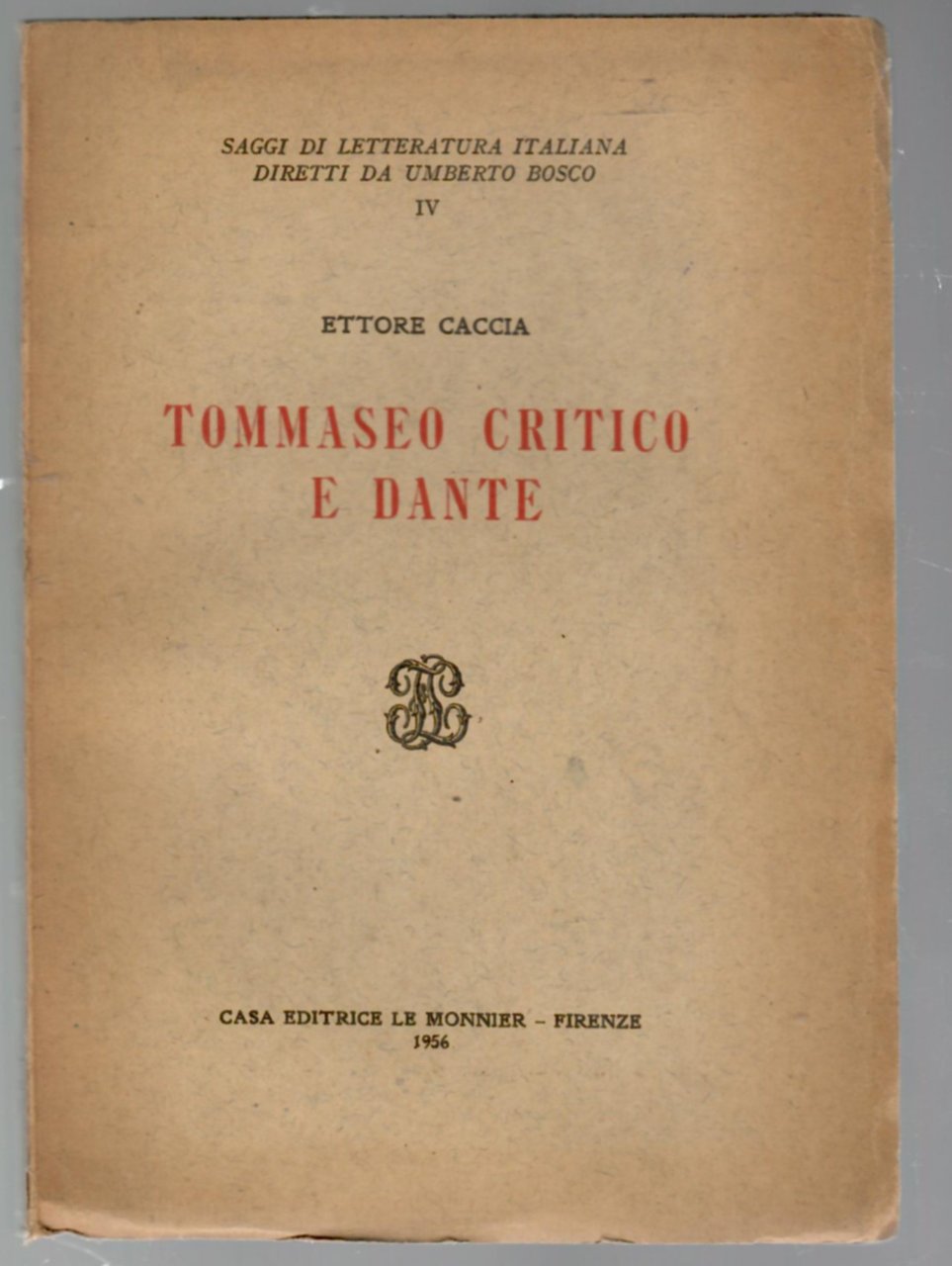 Tommaseo Critico e Dante