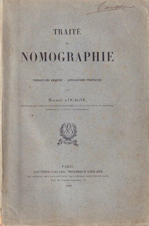 Traité de Nomographie. Théorie des abaques. Applications pratiques | Immagine Gallery 2