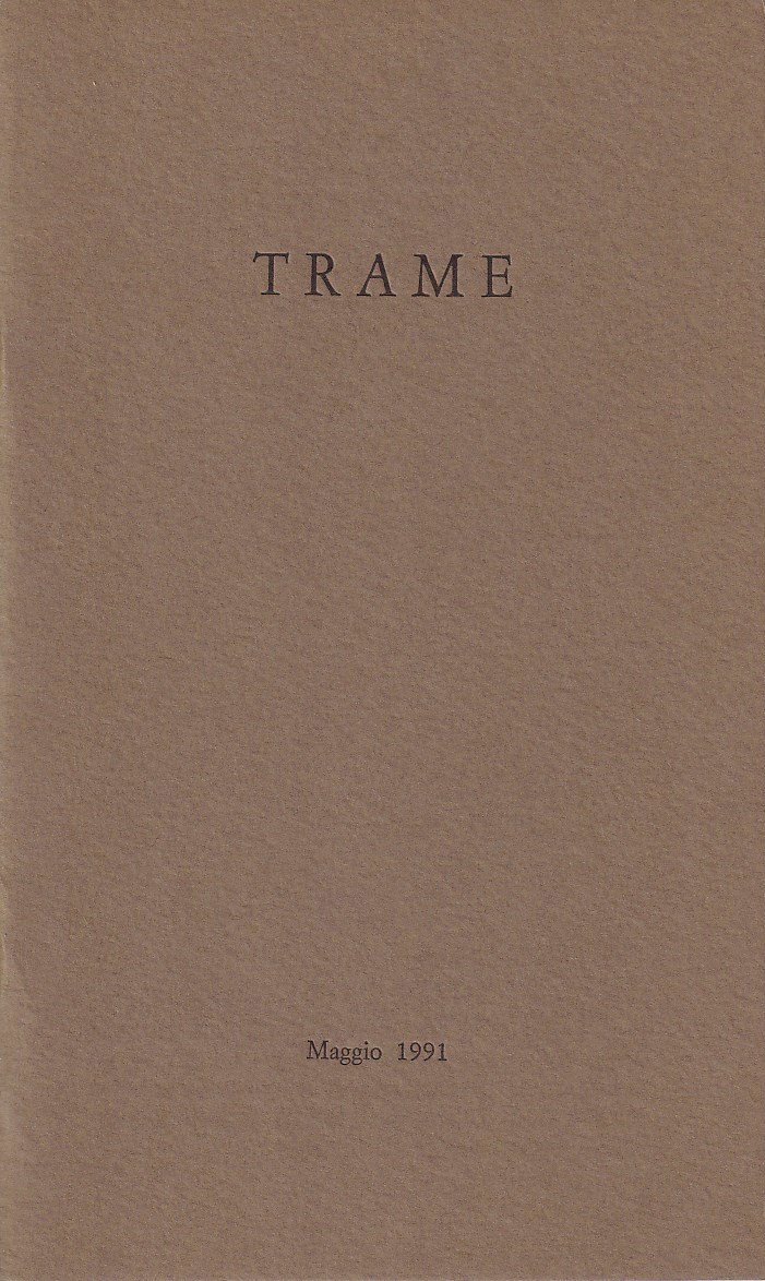 Trame - anno III, n. 6, giugno 1991 | Immagine principale