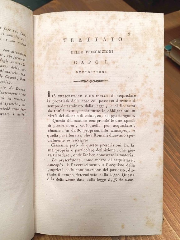 Trattato delle Prescrizioni di Dunod. Riordinato conformemente al Codice dal …