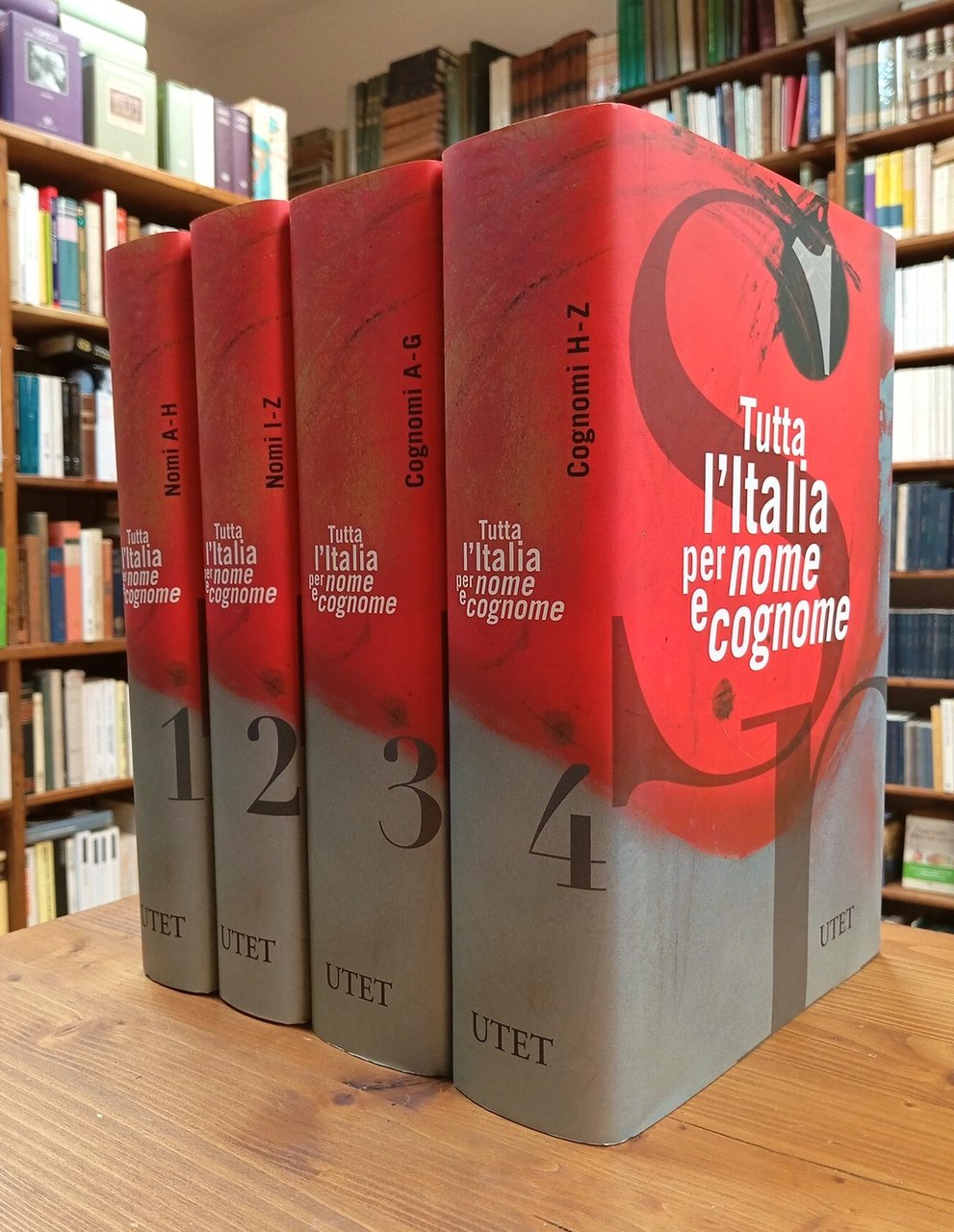 Tutta l'Italia per nome e cognome (4 volumi - opera …