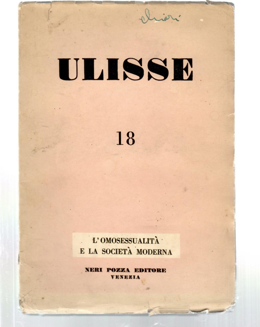Ulisse. Rivista di cultura internazionale - Anno VII, vol. III, …